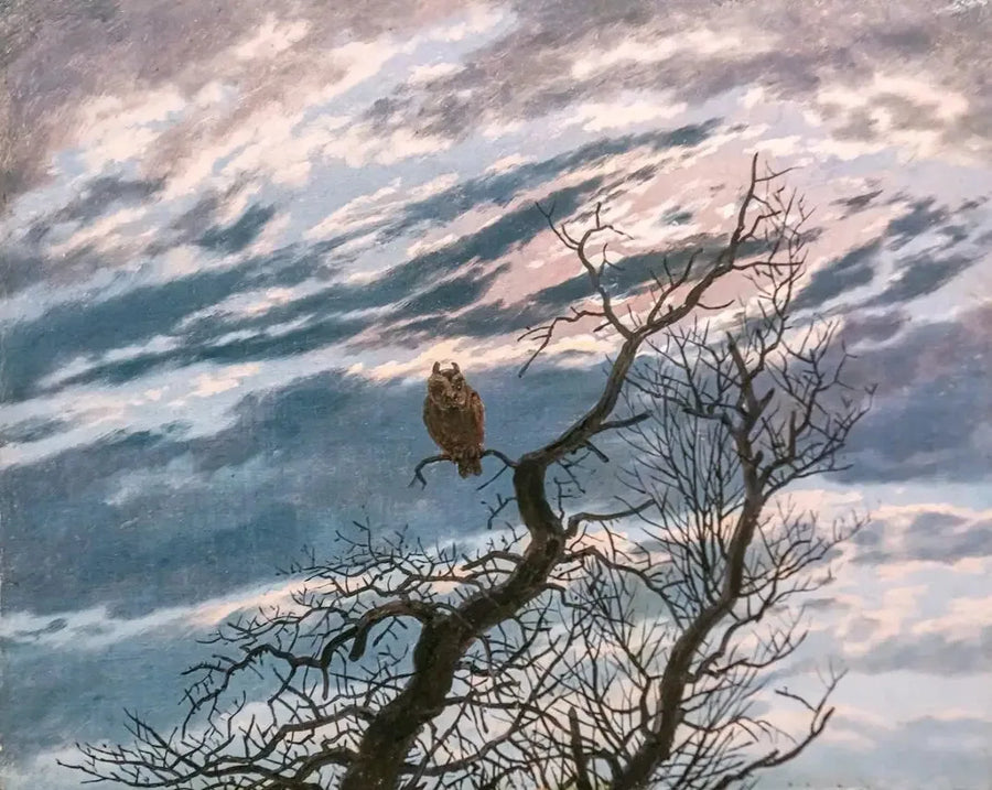 Uggla på ett träd - Caspar David Friedrich