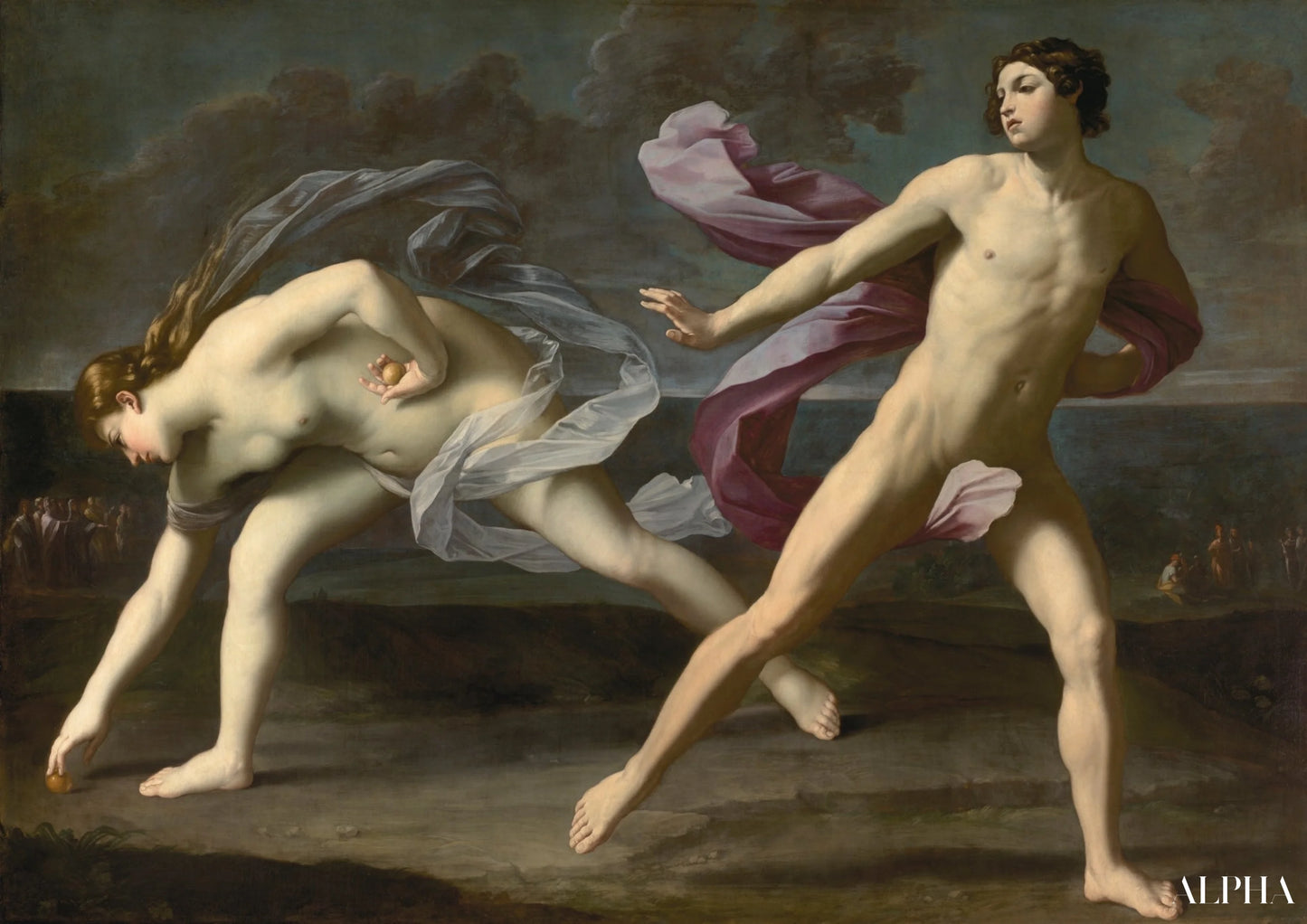 Hippomenes and Atalanta - Guido Reni Reproductions of paintings in oil paint