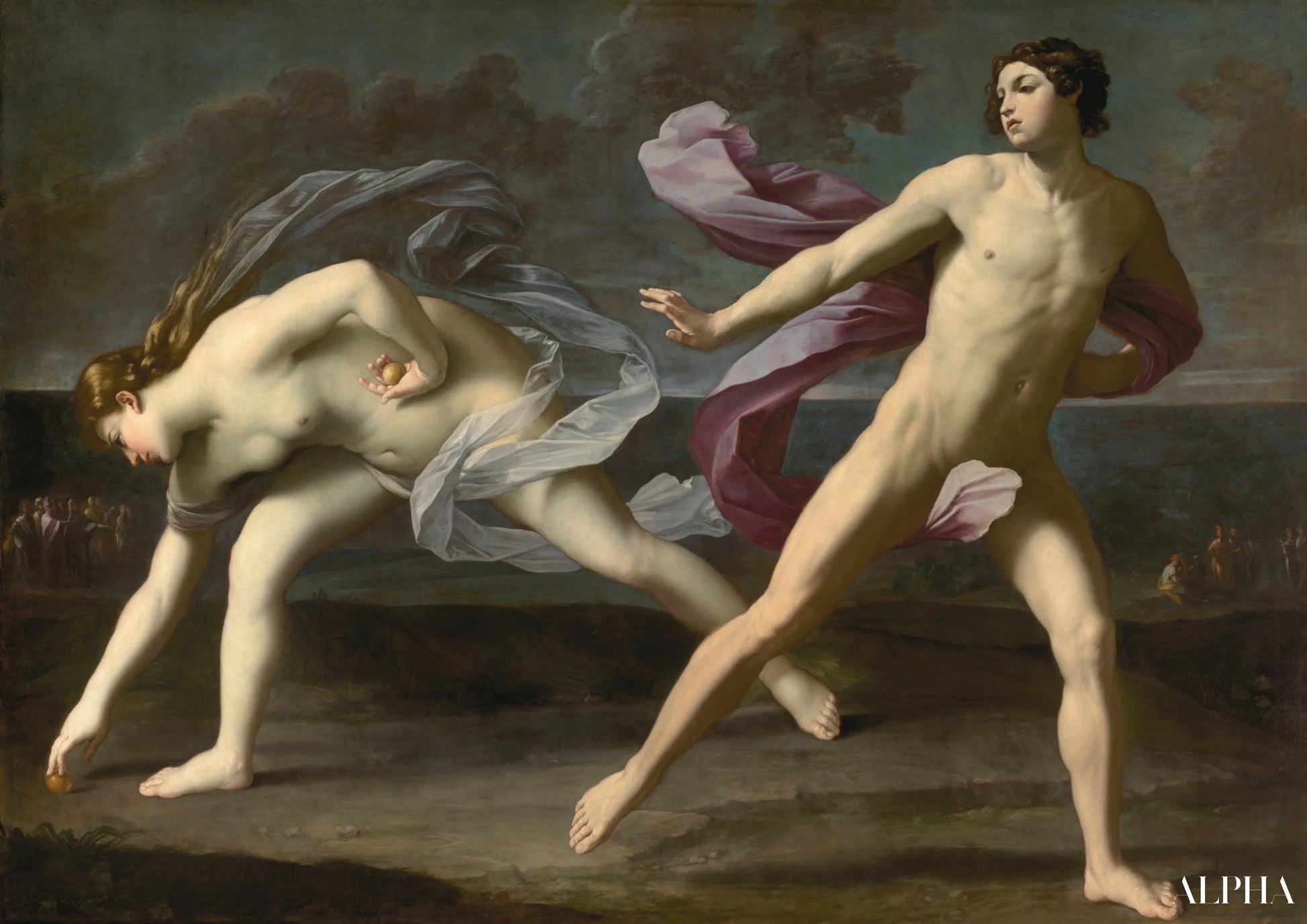 Hippomenes and Atalanta - Guido Reni Reproductions of paintings in oil paint