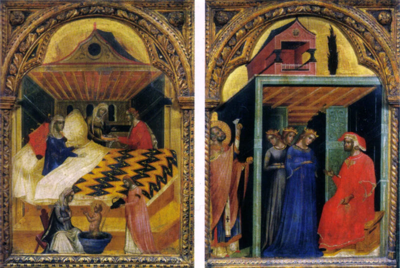 Historien om Saint Nicolas av Bari - Paolo Veneziano