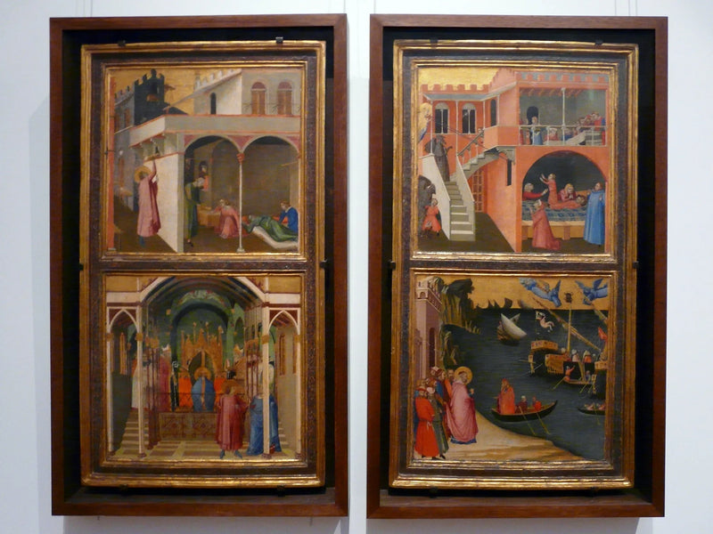 Berättelser om Saint Nicolas - Ambrogio Lorenzetti