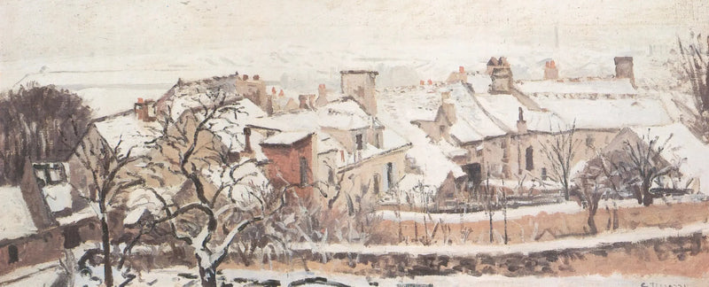 Vinter - Camille Pissarro
