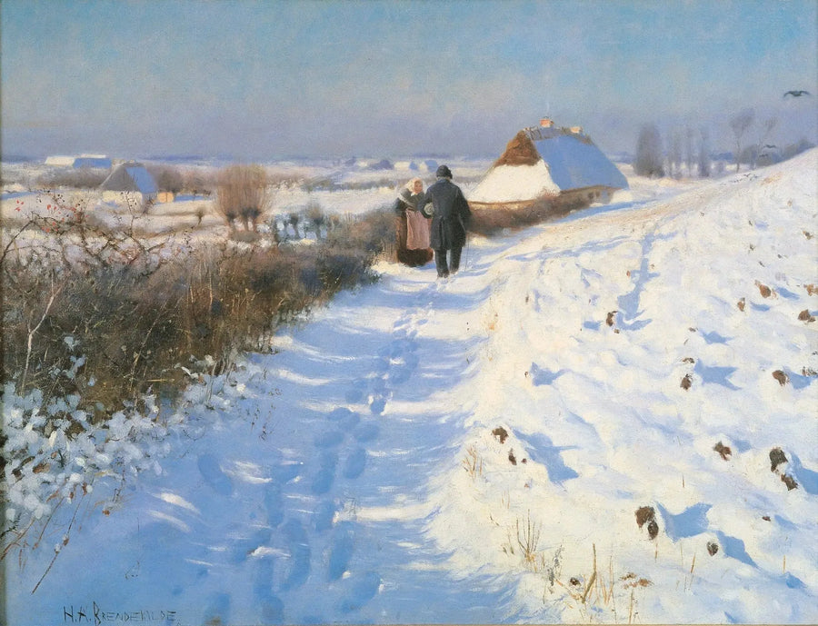 Vinter - H. A. Brendekilde