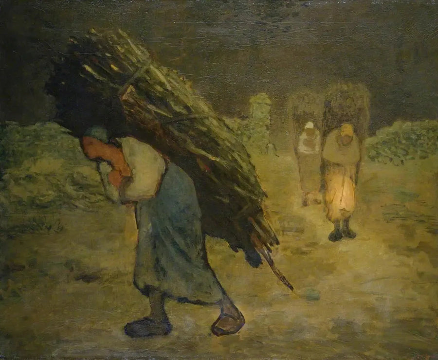 Vinter, pedérs samlare - Jean-François Millet