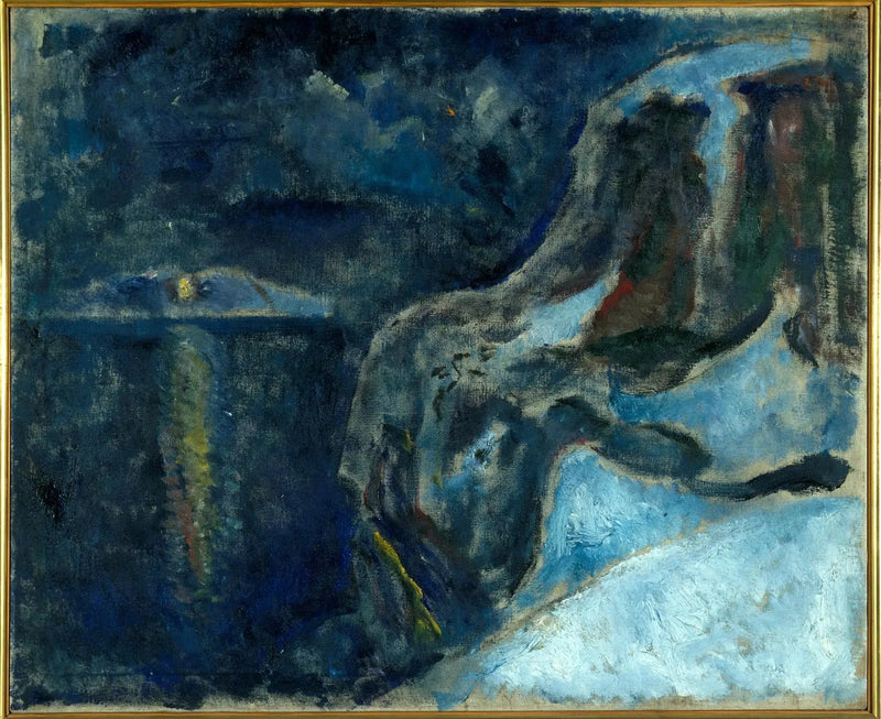 Vinter vid havet - Edvard Munch