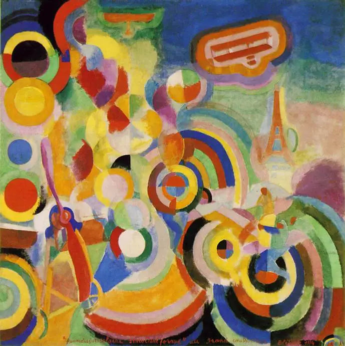 Hyllning till Blériot - Robert Delaunay