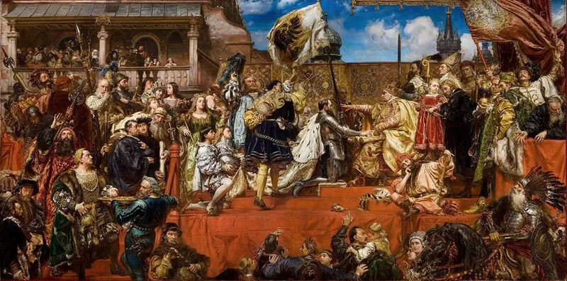Preussiskt hyllning - Jan Matejko