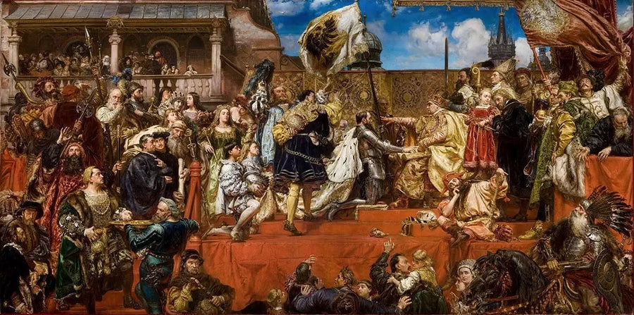 Preussiskt hyllning - Jan Matejko