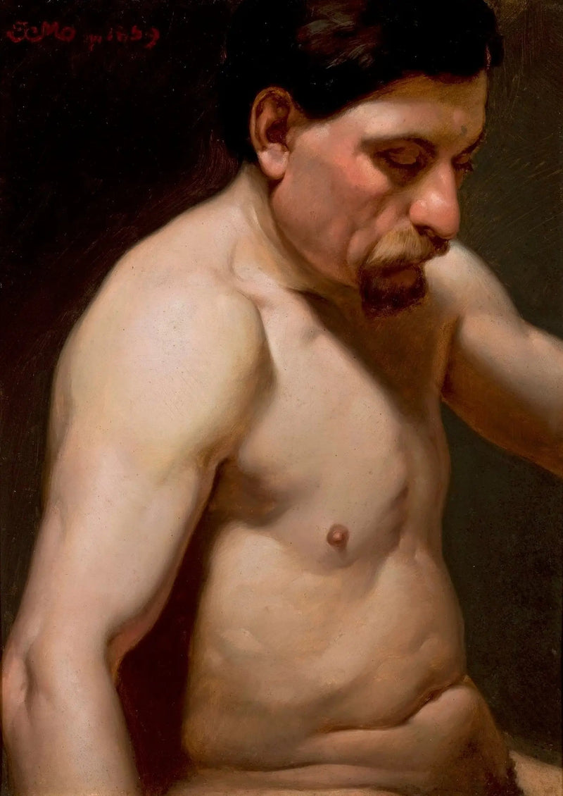 Man i halvnakenhet - Jan Matejko