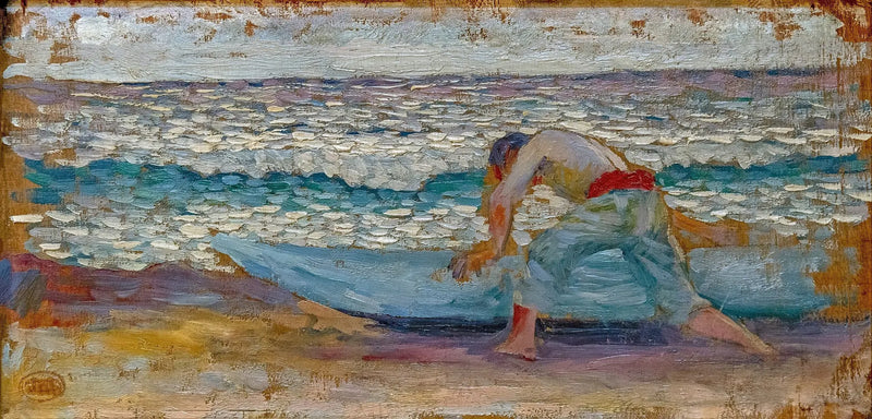 Man i båten - Henri-Edmond Cross