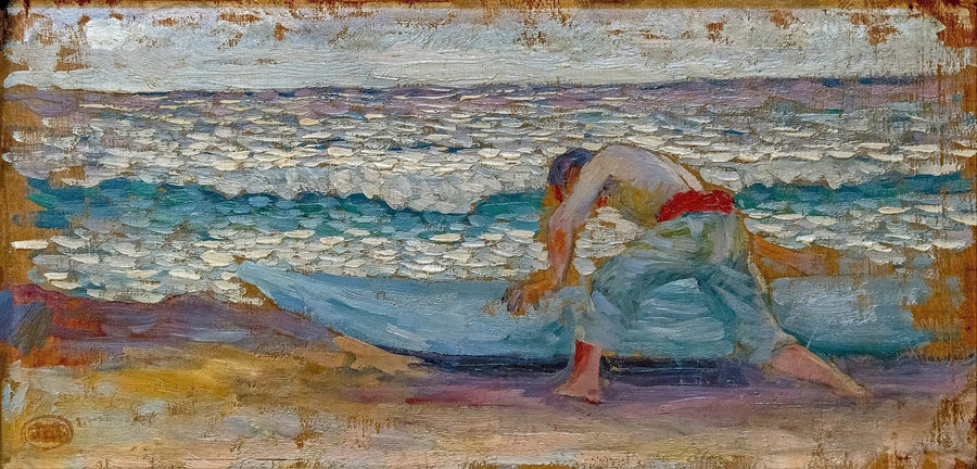 Man i båten - Henri-Edmond Cross