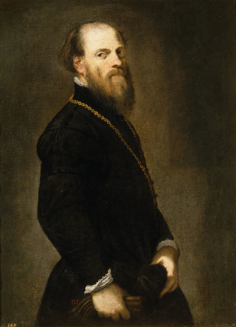 Guldkedje-mannen - Jacopo Tintoretto