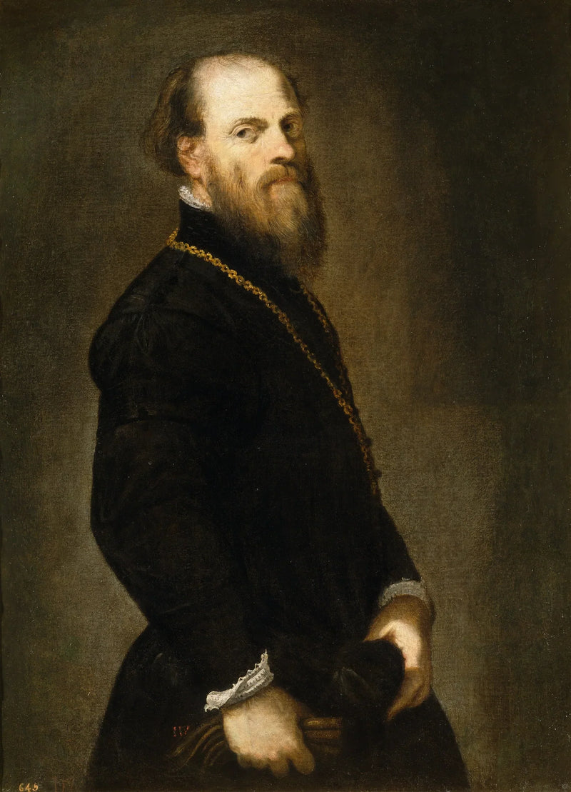 Man med guldkedja - Jacopo Tintoretto