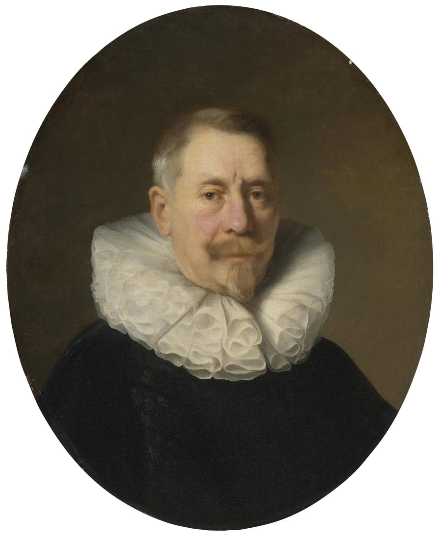 Gammal man med en krage i 8 "till förvirringen" - Rembrandt