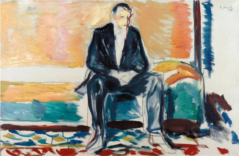 Sittande man - Edvard Munch