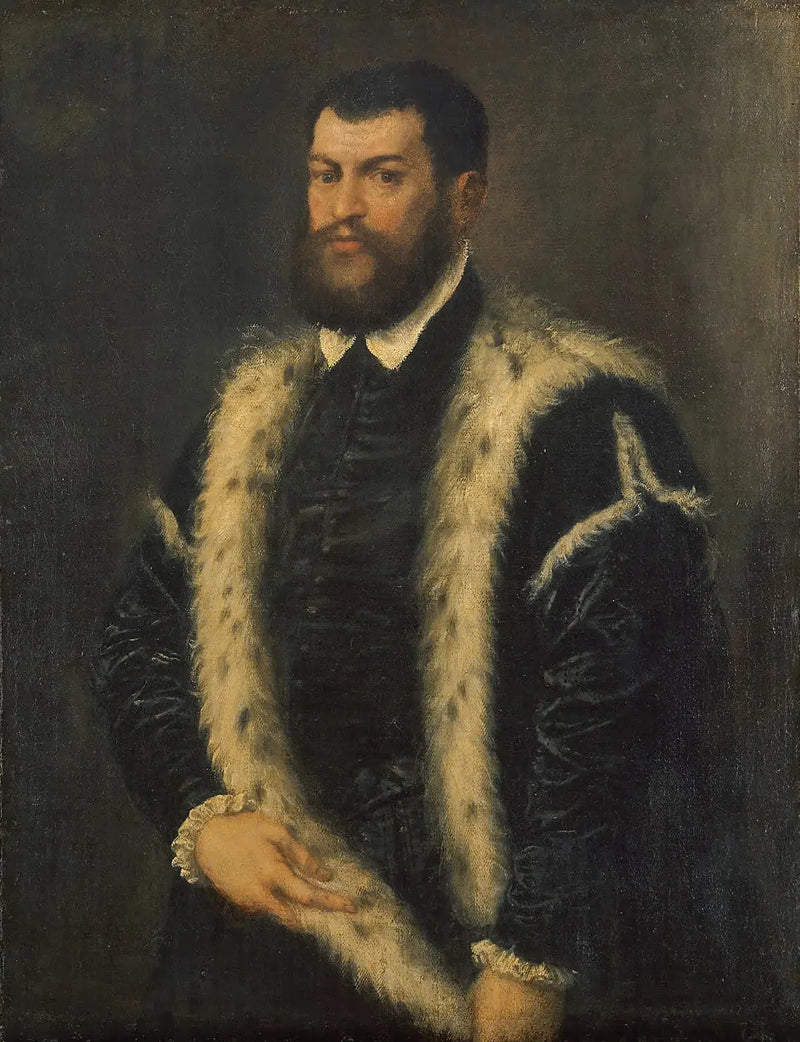 Man med hermelinrock - Titian