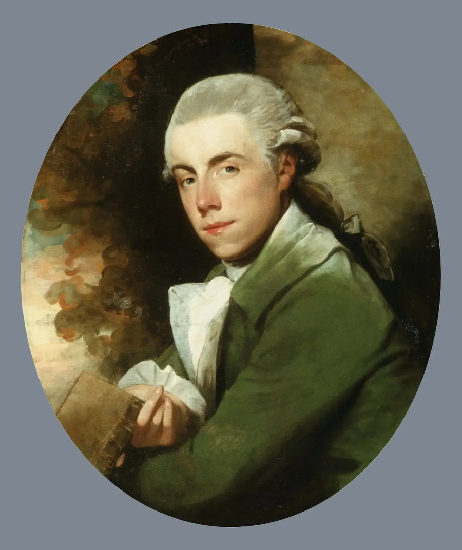 Man i grön kappa - Gilbert Stuart
