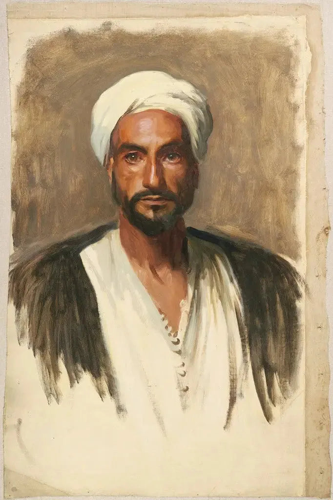 Man med vit turban - John Singer Sargent