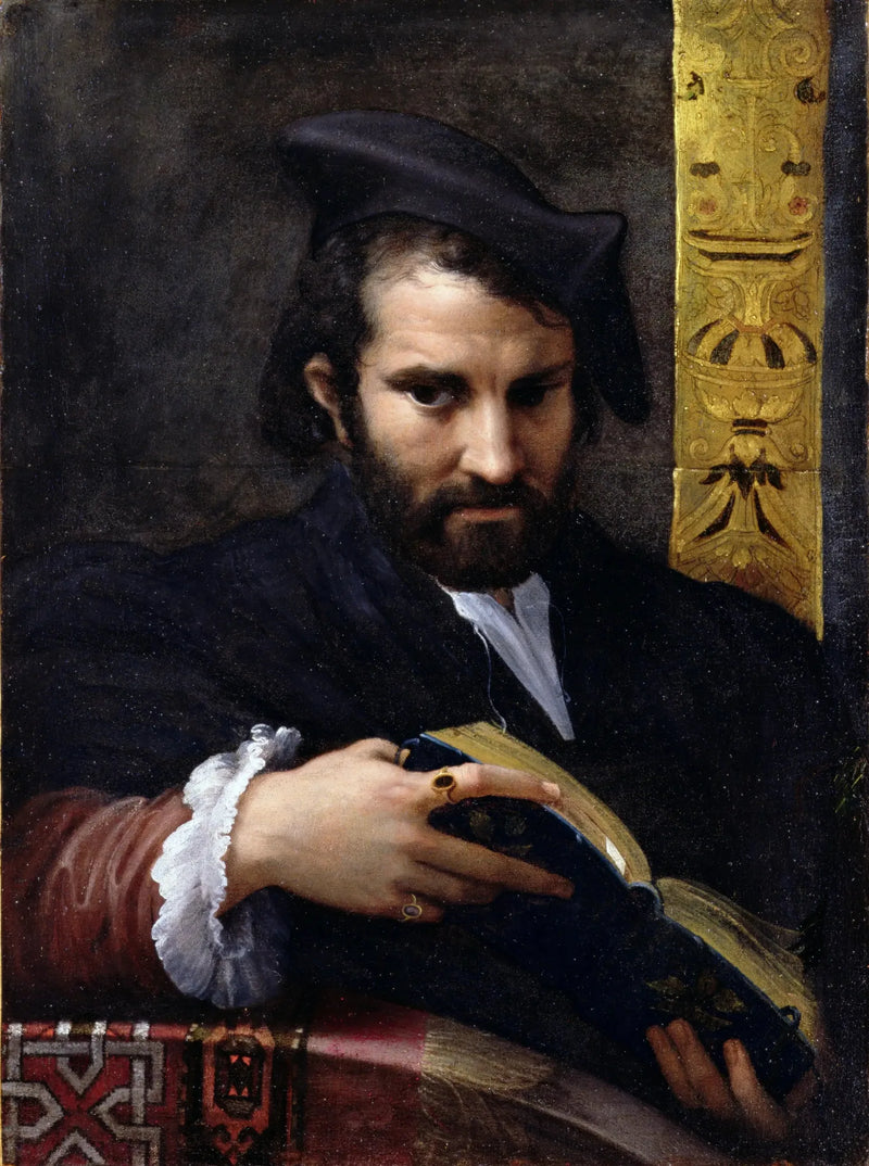Man med en bok - Parmigianino