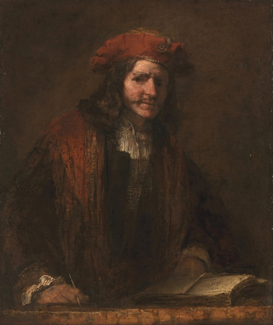 Mannen med den röda mössan - Rembrandt