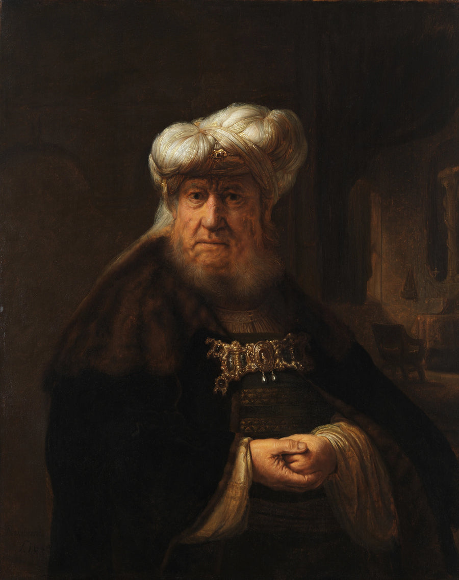 Man i österländsk kostym - Rembrandt