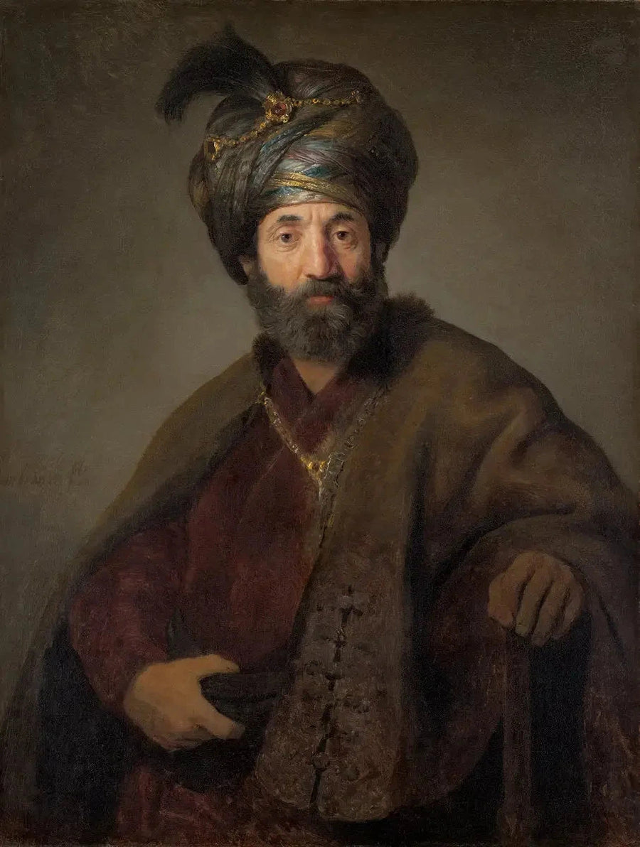 Man i österländsk kostym - Rembrandt