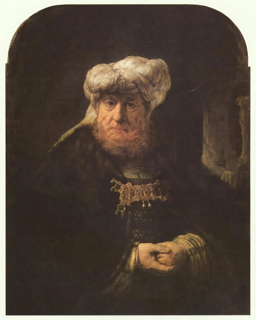 Man i österländsk kostym - Rembrandt