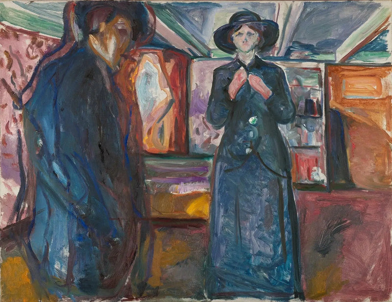 Man och Kvinna - Edvard Munch