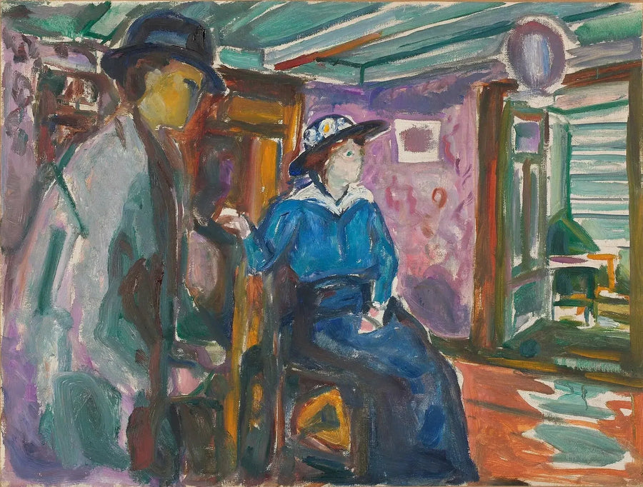 Man och Kvinna - Edvard Munch