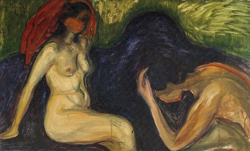 Man och Kvinna - Edvard Munch