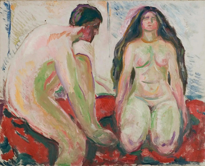 Man och Kvinna nakna - Edvard Munch