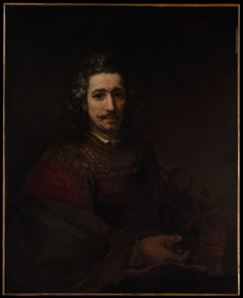 Mannen med förstoringsglaset - Rembrandt