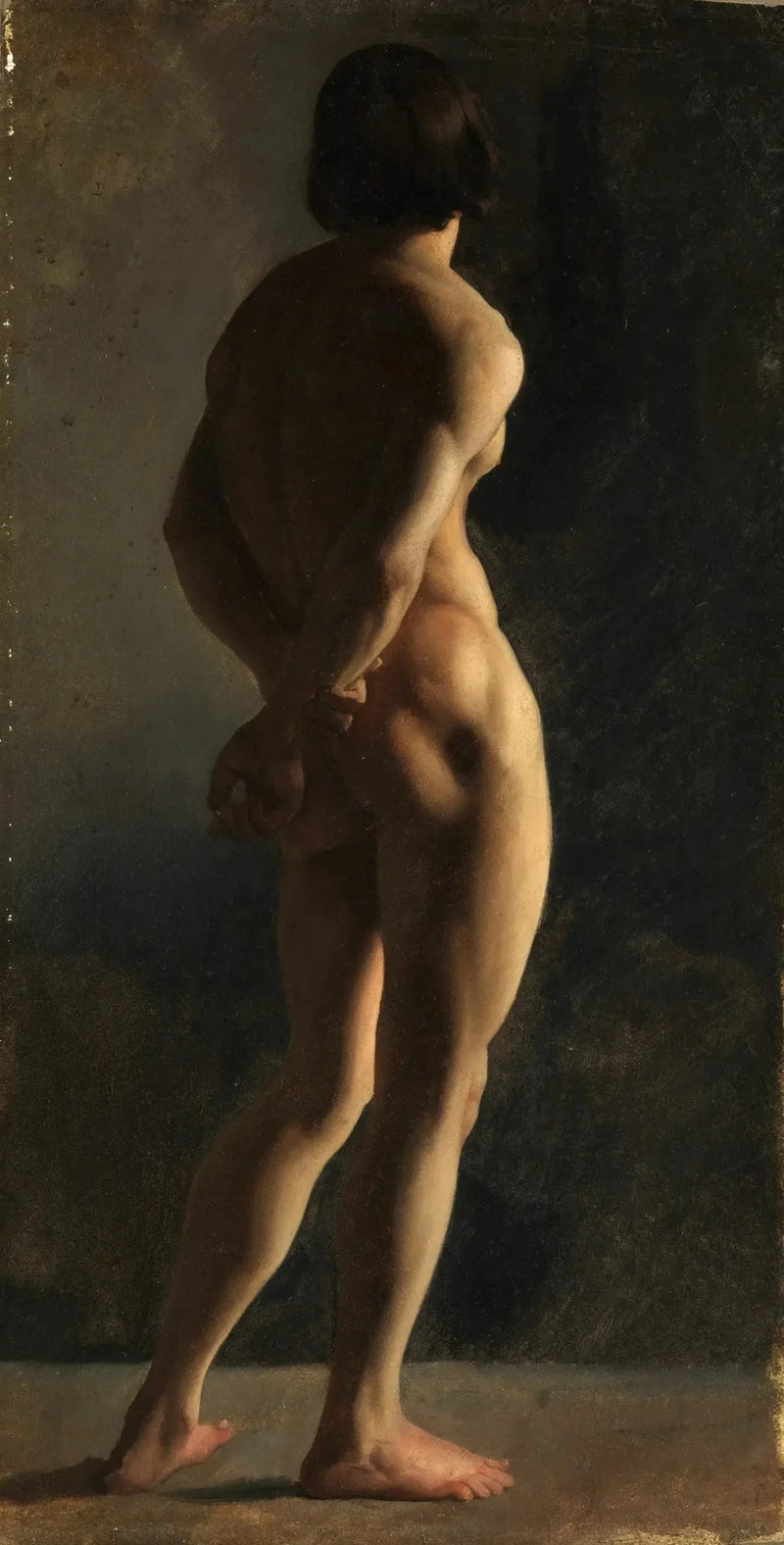 Man nu, sett bakifrån - Hippolyte Flandrin