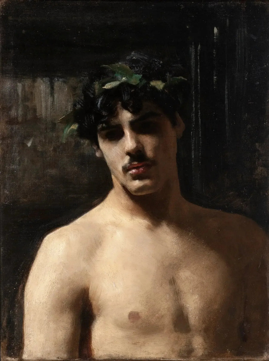 Man med lagerkransar - John Singer Sargent