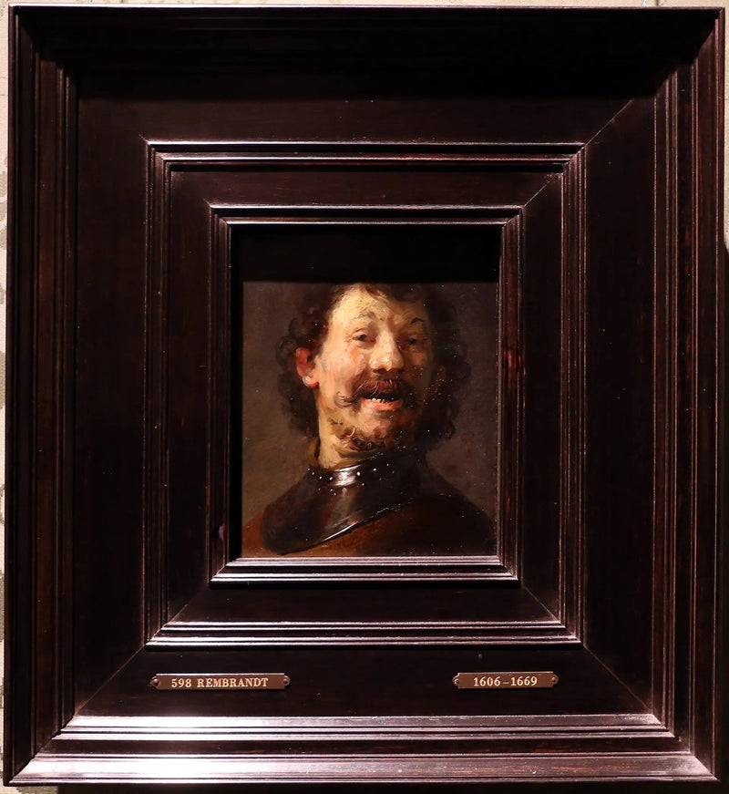 Skrattande man - Rembrandt