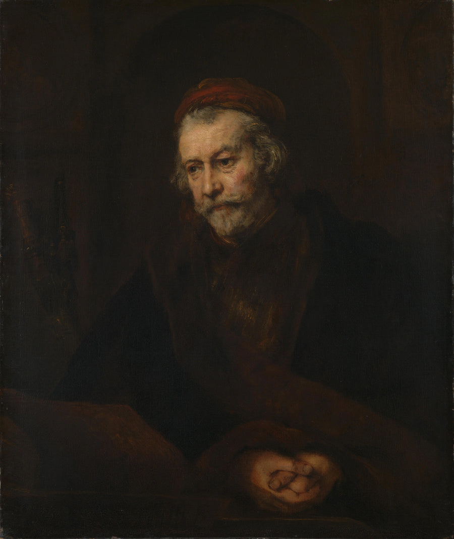 Porträtt av en man som aposteln Paulus - Rembrandt