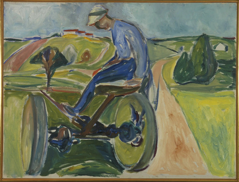 Man på skördetröskan - Edvard Munch
