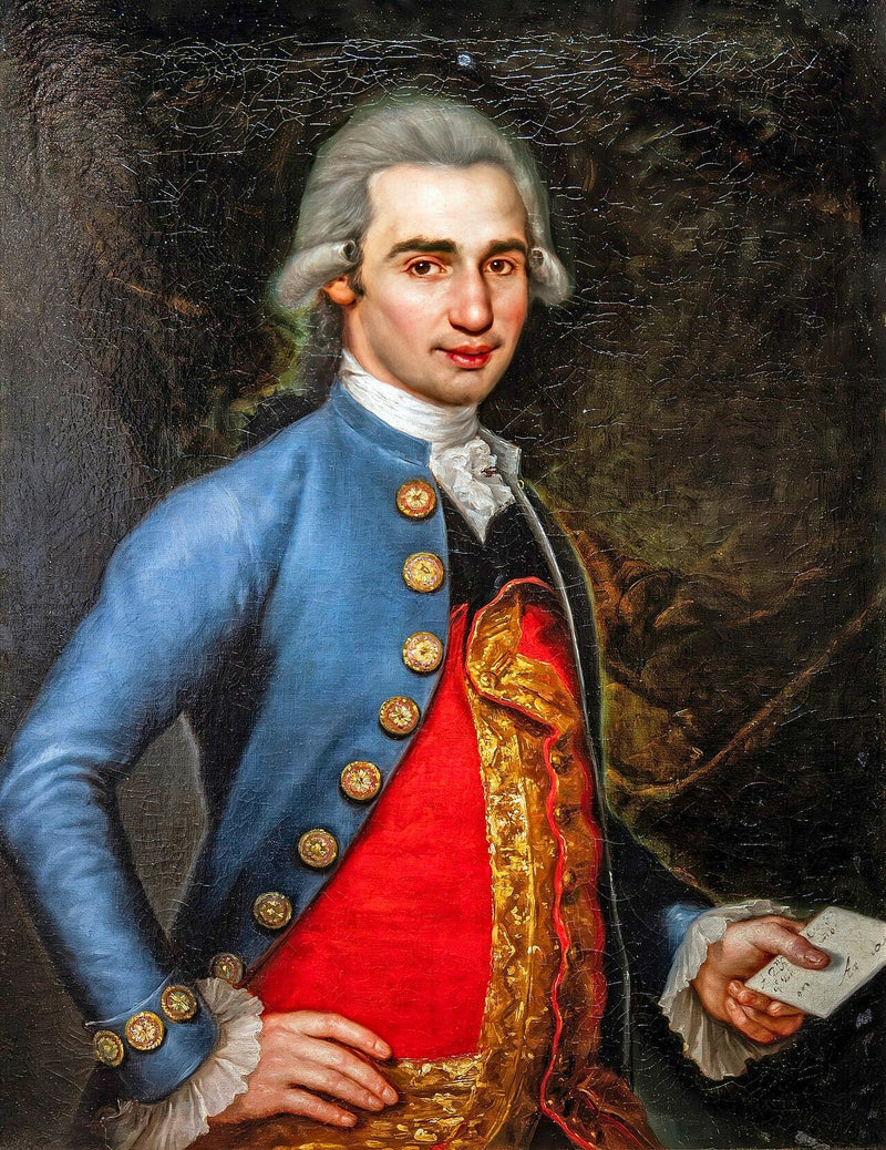 Man som håller ett brev - Francisco Bayeu