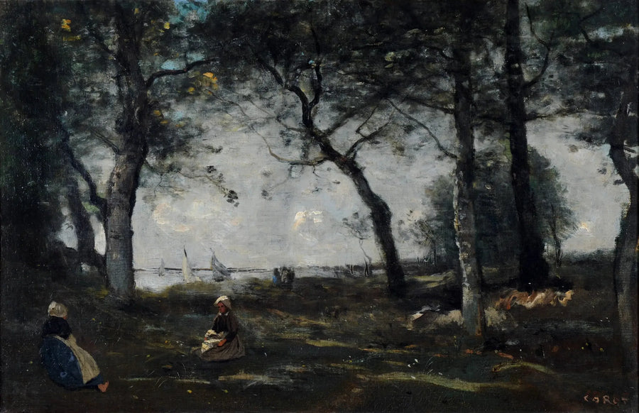 Honfleur - Jean-Baptiste Camille Corot