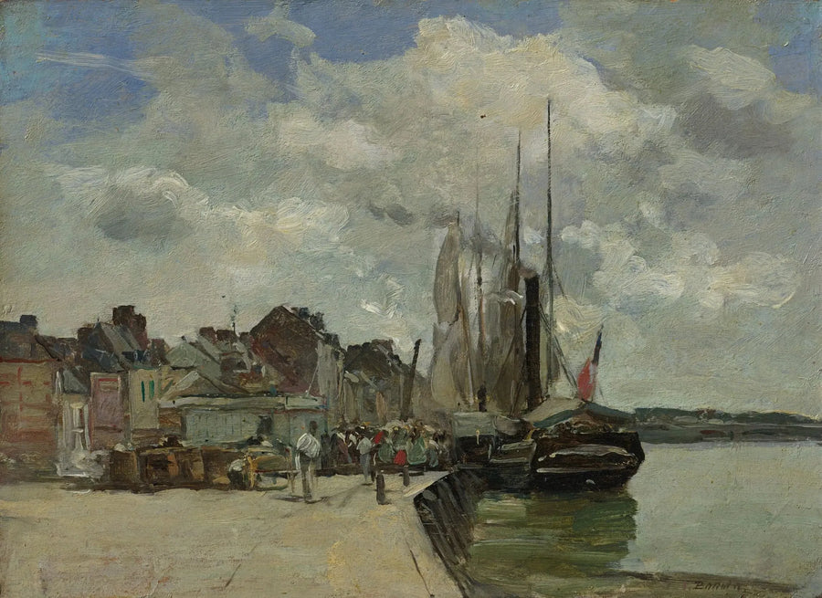 Honfleur: Hamnen - Eugène Boudin