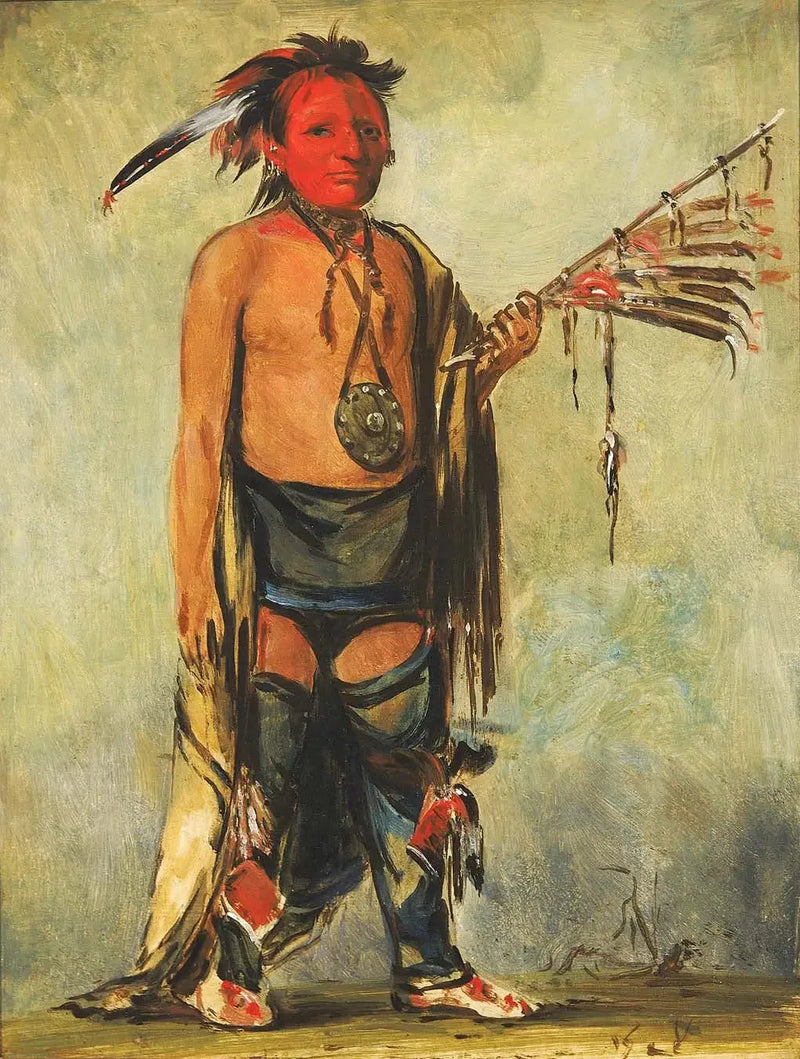 Hoo-w'a-ne-kaw, liten älg - George Catlin
