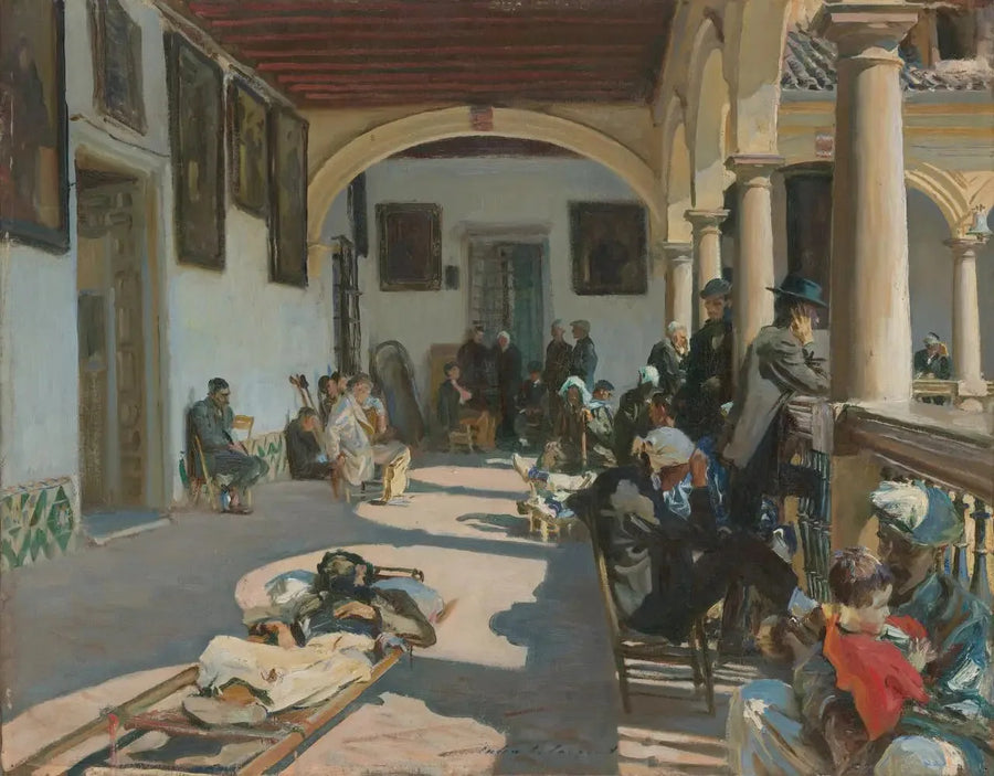 Granada sjukhus - John Singer Sargent