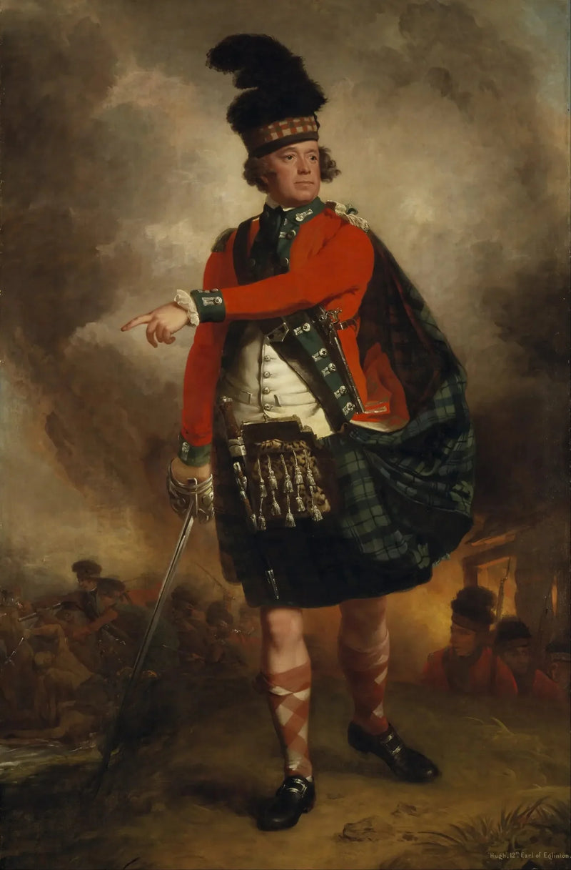 Hugh Montgomerie, 12:e earl av Eglinton. Soldat; Lord Lieutenant av Ayrshire - John Singleton Copley