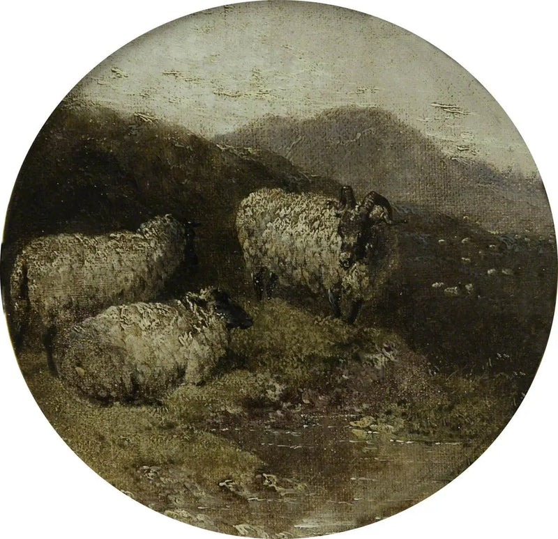 Åtta cirkulära bondscener: fåren - John Frederick Herring, Sr.