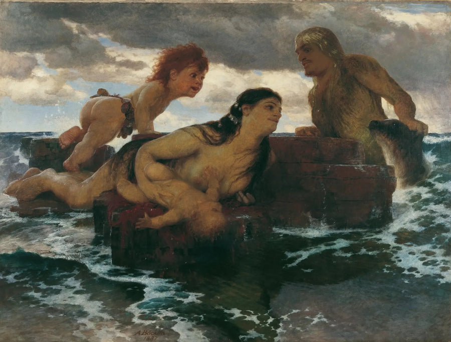 Självbild av havet - Arnold Böcklin