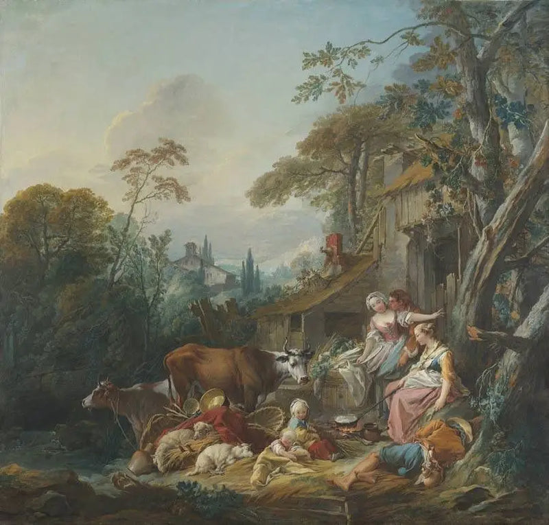 Rural idyll - François Boucher