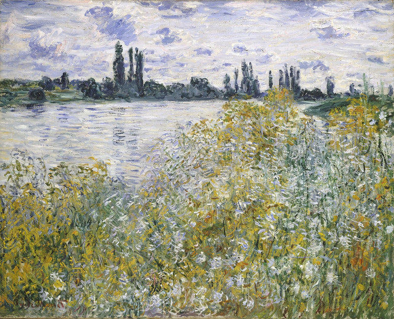 Île aux Fleurs nära Vétheuil W598 - Claude Monet