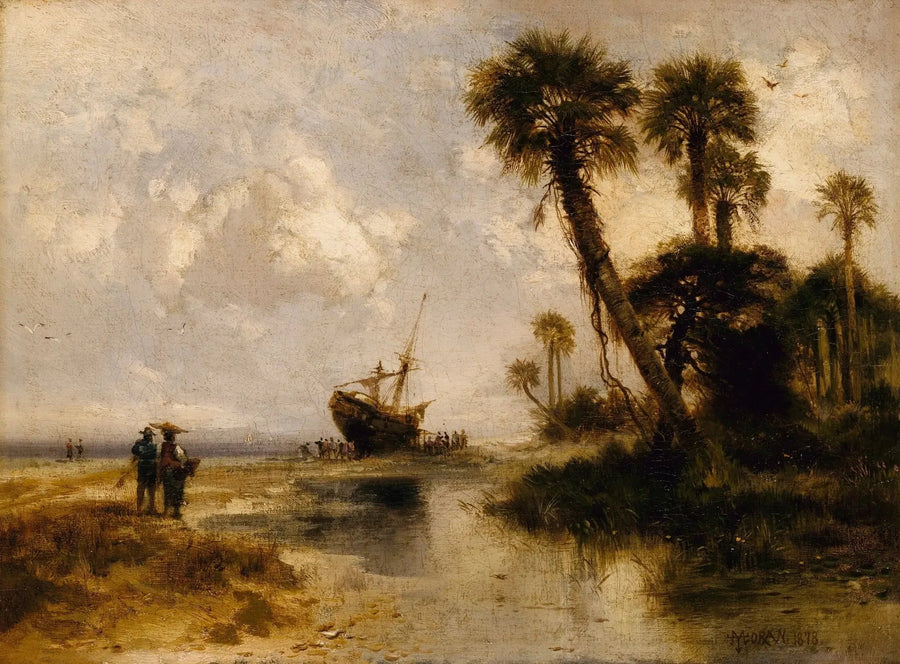Fort George-ön, Florida - Thomas Moran
