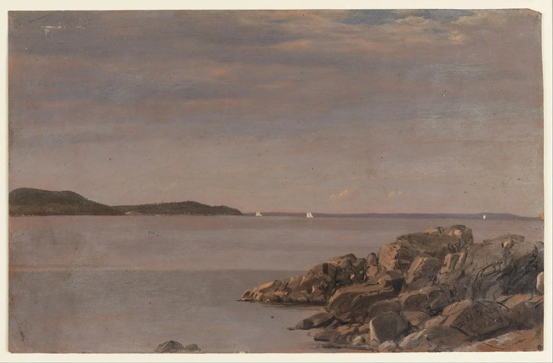 Öde öarnas ö, Maine-kusten - Frederic Edwin Church