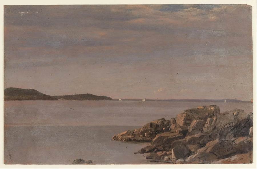 Öde öarnas ö, Maine-kusten - Frederic Edwin Church